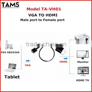 1080P PC Laptop HD HDTV Audio Video VGA to HDMI Converter