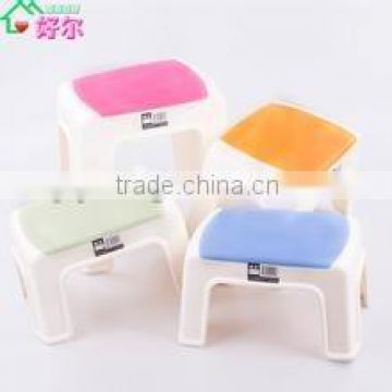 Square plastic portable stool for kids