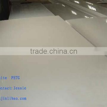 white apet & petg sheet material