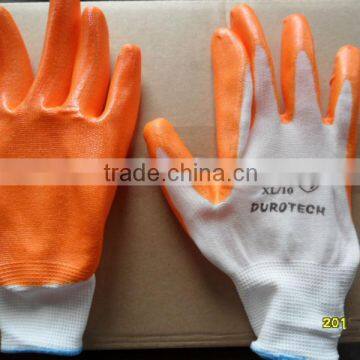 Hot selling nitrile garden glove handschuh