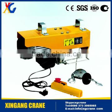 Mini Electric Wire Rope Hoist Cable Hoist With Upper Limit Switch