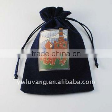 2012 Fashion Pattern Velvet Fabric Gifts Bags