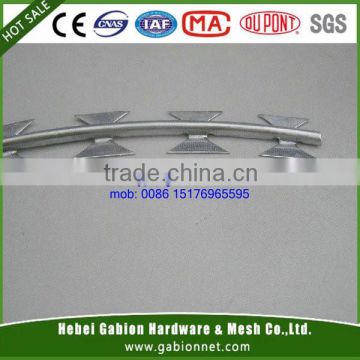 BTO & CBT low price galvanized concertina razor barbed wire, razor barbed wire, razor wire