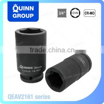 Quinnco 2016 3/4 Inch Drive Impact Deep Socket With Industrial Socket