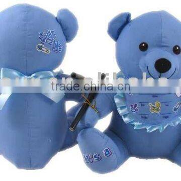 Baby Toys plush blue bear promotional gift samll plush animals