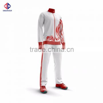 Top quality plain fitted tracksuit