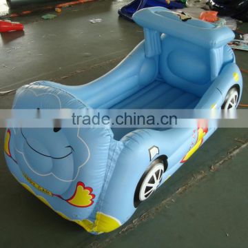kids bathing inflatable car pool
