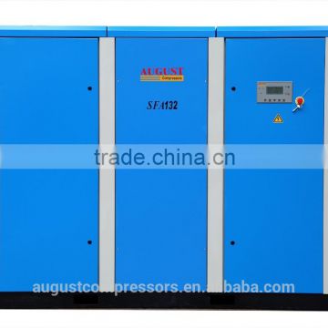 SFA132D 132KW/180HP 8 bar AUGUST stationary air cooled screw air compressor price list compressor