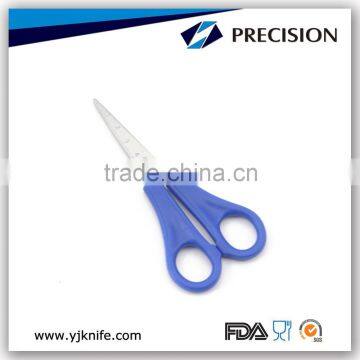 5-1/4 inch School Work PP Handle Student Scissors With Ruler