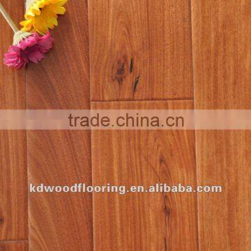 Natural handscraped multi layer engineered santos mahogany wood flooring