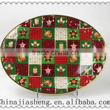 Christmas plastic tray with good quality