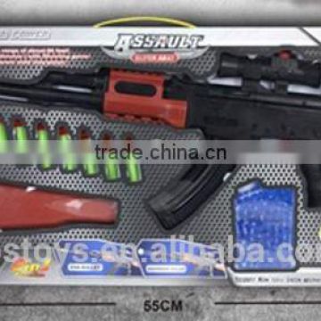 Hot sale new design 2 IN 1 water bomb toy gun eva soft bullets gun