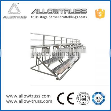 Stylish and durable aluminum stage riser,seated choral risers