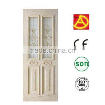 new products solid wood interior door entry classic oak design fire rated door W-012