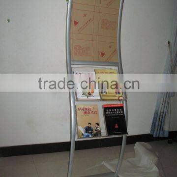 wave display- y130946/wave display stand/free standing wave display , wave freestanding shelf , lobby display