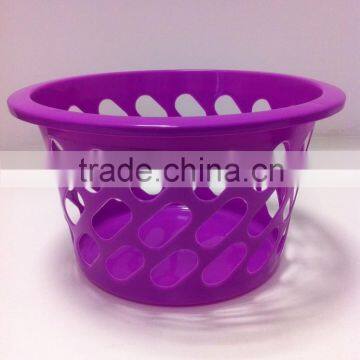 YXI04 MINI ROUND LAUNDRY BASKET,SMALL PLASTIC STORAGE BASKET