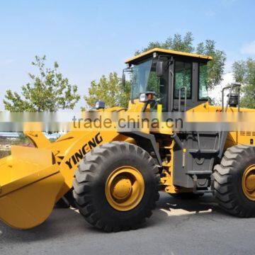CE provided 5 ton front wheel loader for sale YN 958 adopt Shangchai engine 3.0cbm bucket capacity
