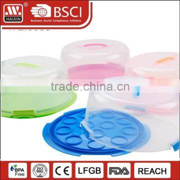 HAIXIN food grade PP customized Clear plastic cake box