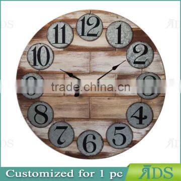 wood wall clock design / wood design wall clock