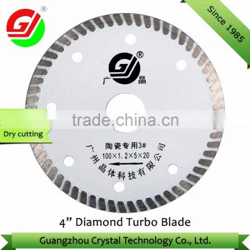 hot selling 4" diamond saw blade diamond blade for porcelain/tile/ceramic/diamond tool manufacturer