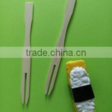 Eco-Fruit Fork for parties &wedding using ,bamboo fruit fork