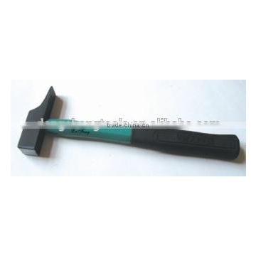 French type machinist hammer with wooden handle / TPR handle