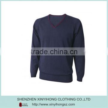 Wholesale Custom Pullover Raglan Long Sleeve Men Golf Knitwear Manufacturer