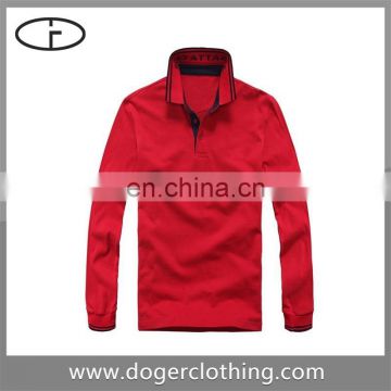 Short time delivery men polo collar shirt with fashion design