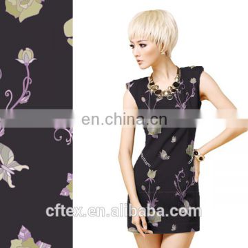 Digital printing 40S knitting double sided bamboo cotton terry