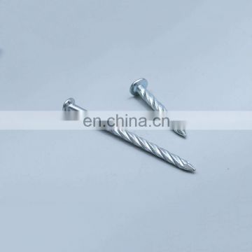 Factory high quality galvanized Q195 twisted screw nails