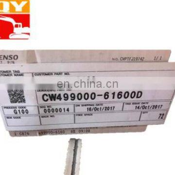 genuine   rail  pressure common pressure  sensor part number  499000-6160  for excavator hot sale from China agent