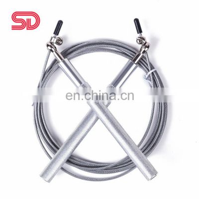 Colorful Cheap Customized Color Silver Heavy Steel Wire Speed Jump Rope
