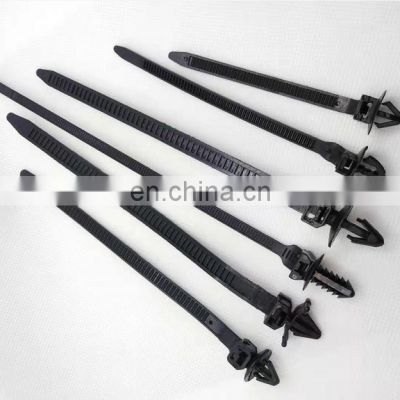 Various Types Cable Tie Fastener Clips Car Loom Hose Clamp Fastening Zip Strap
