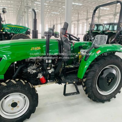 Ce Certificate High Quality 1104 110HP 4X4 4WD Big Wheel Type Agrilcultural Farm Tractor