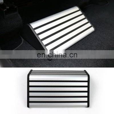 Factory Wholesale Car Interior Accessories For Tesla Silvery Alloy Rest Pedal Kit Model Y Model 3