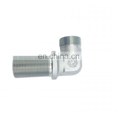 China 90 degree carbon steel pipe fittings bulkhead union elbow