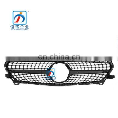 Black Fashion Diamond Grille Front Diamond Grill for A class W176