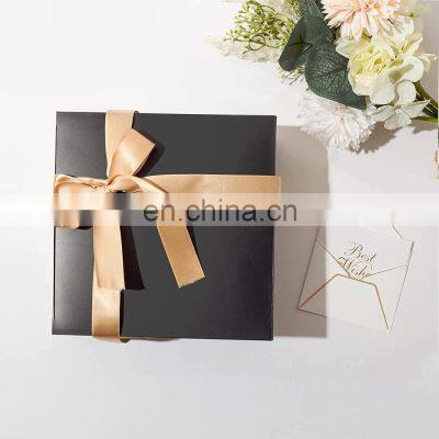 Black groom and Bridesmaid proposal box lid Christmas  birthday wedding holiday engagement box