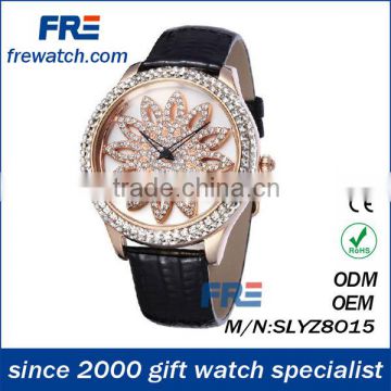 Hot sale high quality jewelry watches with stones