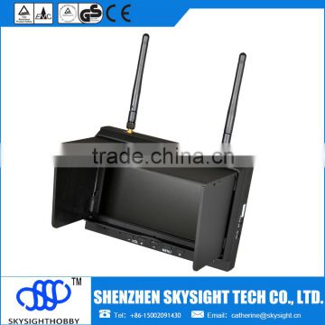Sky-702 5.8Ghz 32ch 7inch FPV receiver /Monitor/ Displayer Built-in second hand lcd monitor