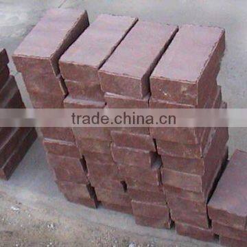 nature red sandstone building blocks