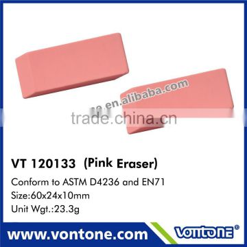 NON MOQ pink pencil Eraser