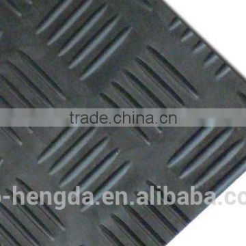 China checker rubber sheet, checker rubber mat