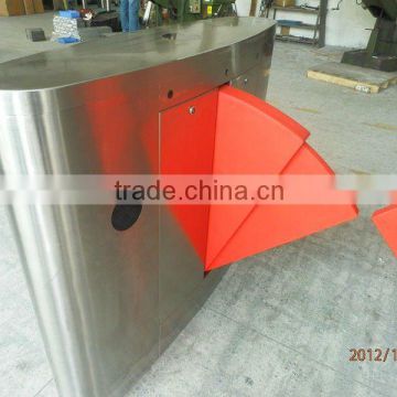 CE Approved Security Passage Turnstile Gate with IR Sensor,alarm,Double Swing,Lane Width can be Max 900mm