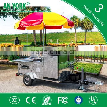 HD-23 steamed corn hot dog cart fiber glass hot dog cart hamburger hot dog cart