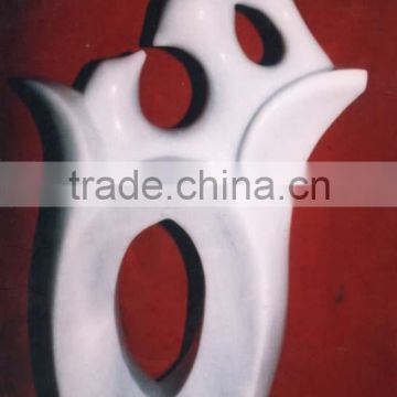 Abstract Art Statue Marble Hand Carving Sculpture For Garden, Home, Street, Decoration And Restaurant