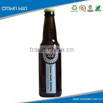 Removable Adhesive Beer Bottle Waterproof Sticker