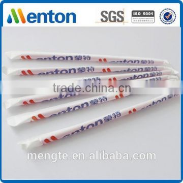 plastic paper individual wrapped drinking straws