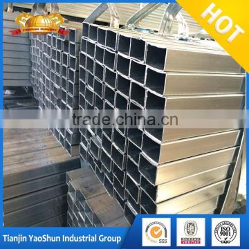 tianjin bigest factory pre galvanized square/rectangular tube with low price