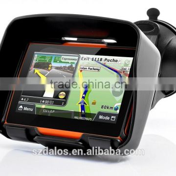 Hot sale 4GB WinCE 6.0 Car GPS FM 800 MHz Waterproof 4.3 inch GPS Navigation